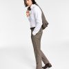 Bar III Men's Skinny-Fit Check Suit Separate Pants, Created For Macys -macys shop 21469439 fpx