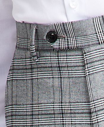 Men's Slim-Fit Black & White Pattern Suit Separate Pants, Created For Macy's Alfani Men's Slim-Fit Black & White Pattern Suit Separate Pants, Created For Macy's -macys shop