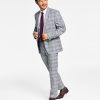 Alfani Men's Slim-Fit Black & White Pattern Suit Separates, Created For Macy's -macys shop 21470162 fpx