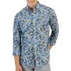 Club Room Men's Sasha Field Floral Print Woven Long-Sleeve Shirt, Created For Macy's -macys shop 21621355 fpx