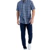 Club Room Men's Short-Sleeve Plaid Shirt, Created For Macy's -macys shop 21621532 fpx