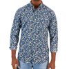 Club Room Men's Rada Classic-Fit Floral-Print Button-Down Poplin Shirt, Created For Macy's -macys shop 21621540 fpx