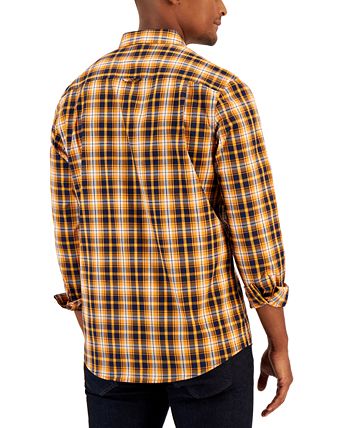 Men's Pascal Classic-Fit Plaid Button-Down Shirt, Created For Macy's Club Room Men's Pascal Classic-Fit Plaid Button-Down Shirt, Created For Macy's -macys shop