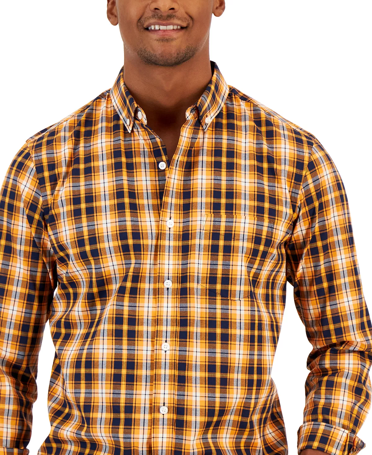 Men's Pascal Classic-Fit Plaid Button-Down Shirt, Created For Macy's Club Room Men's Pascal Classic-Fit Plaid Button-Down Shirt, Created For Macy's -macys shop