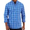 Club Room Men's Andy Classic-Fit Plaid Button-Down Poplin Shirt, Created For Macy's -macys shop 21621552 fpx