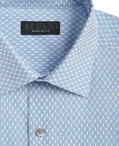 Alfani Men's Regular Fit 2-Way Stretch Stain Resistant Honeycomb Dress Shirt, Created For Macy's 7 Alfani Men's Regular Fit 2-Way Stretch Stain Resistant Honeycomb Dress Shirt, Created For Macy's -macys shop 21649352 fpx