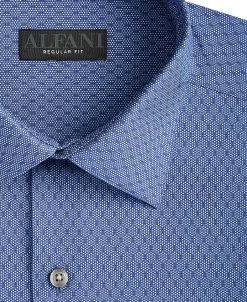 Alfani Men's Regular Fit 2-Way Stretch Stain Resistant Honeycomb Dress Shirt, Created For Macy's 8 Alfani Men's Regular Fit 2-Way Stretch Stain Resistant Honeycomb Dress Shirt, Created For Macy's -macys shop 21649353 fpx