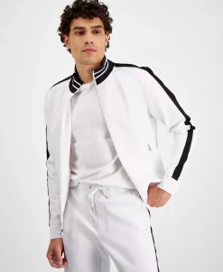 INC International Concepts Men's Neoprene Track Jogger Jacket, Created For Macy's 8 INC International Concepts Men's Neoprene Track Jogger Jacket, Created For Macy's -macys shop 21656064 fpx