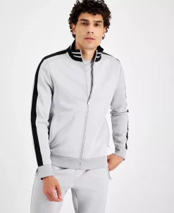 INC International Concepts Men's Neoprene Track Jogger Jacket, Created For Macy's 9 INC International Concepts Men's Neoprene Track Jogger Jacket, Created For Macy's -macys shop 21656068 fpx