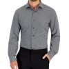 Alfani Men's Slim Fit 4-Way Stretch Houndstooth Dress Shirt, Created For Macy's