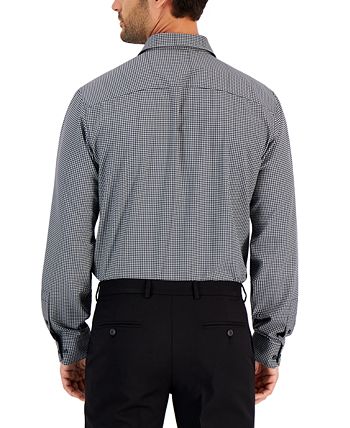 Men's Slim Fit 4-Way Stretch Houndstooth Dress Shirt, Created For Macy's Alfani Men's Slim Fit 4-Way Stretch Houndstooth Dress Shirt, Created For Macy's -macys shop