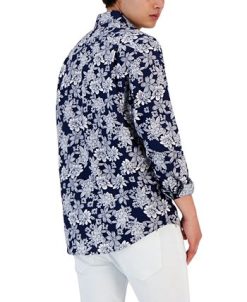 Club Room Men's Zalina Floral Shirt, Created For Macy's -macys shop 21695552 fpx