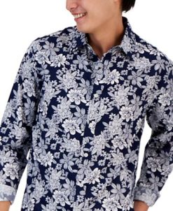 Club Room Men's Zalina Floral Shirt, Created For Macy's -macys shop 21695553 fpx