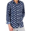 Club Room Men's Geometric Medallion Shirt, Created For Macy's -macys shop 21695569 fpx