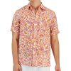 Club Room Men's Theora Garden Check Floral Linen Short-Sleeve Pocket Shirt, Created For Macy's -macys shop 21695716 fpx