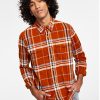 Sun + Stone Men's Paulie Regular-Fit Plaid Flannel Shirt, Created For Macy's 2 Sun + Stone Men's Paulie Regular-Fit Plaid Flannel Shirt, Created For Macy's -macys shop 21707478 fpx