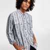 Sun + Stone Men's Shaker Regular-Fit Geo Jacquard Flannel Shirt, Created For Macy's 1 Sun + Stone Men's Shaker Regular-Fit Geo Jacquard Flannel Shirt, Created For Macy's -macys shop 21707521 fpx