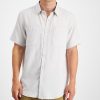 Sun + Stone Men's Regular-Fit Short Sleeve Flannel Shirt, Created For Macy's