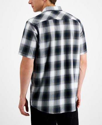 Men's Devon Regular-Ft Plaid Twill Shirt, Created For Macy's Sun + Stone Men's Devon Regular-Ft Plaid Twill Shirt, Created For Macy's -macys shop