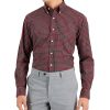 Club Room Men's Regular Fit Tumaco Plaid Cotton Dress Shirt, Created For Macy's -macys shop 21752638 fpx