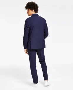 Bar III Men's Solid Skinny-Fit Wrinkle-Resistant Wool Suit Separates, Created For Macy's -macys shop 21869972 fpx