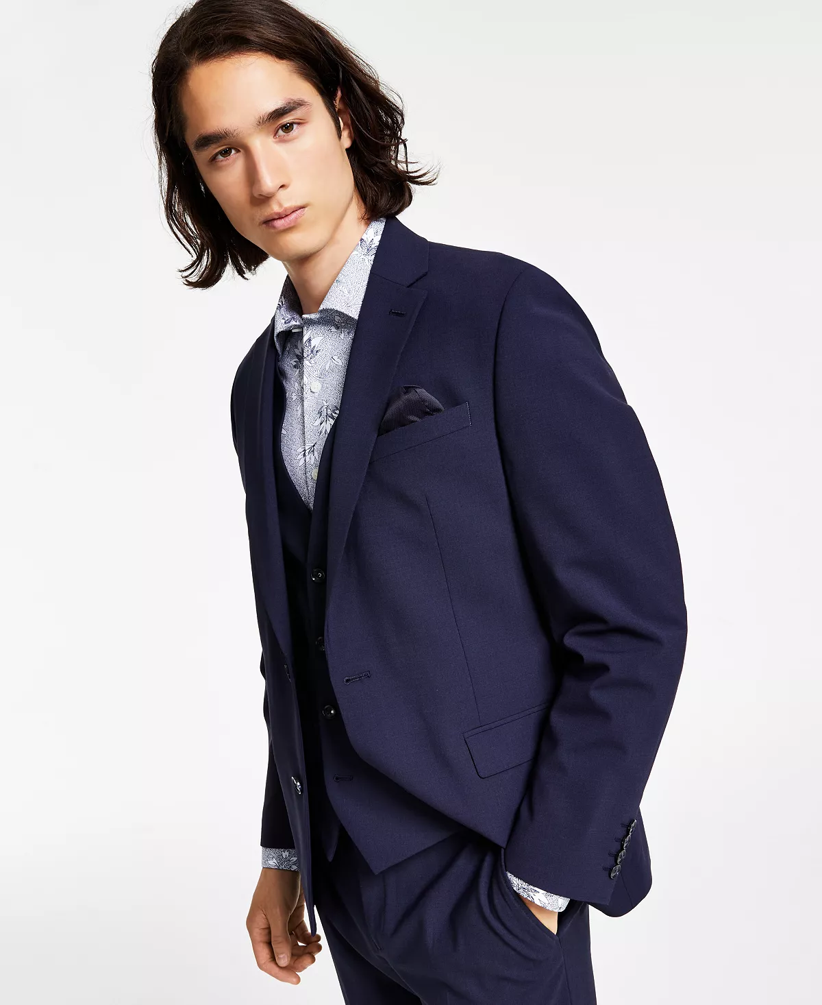 Men's Slim-Fit Wool Suit Jacket, Created For Macy's Bar III Men's Slim-Fit Wool Suit Jacket, Created For Macy's -macys shop