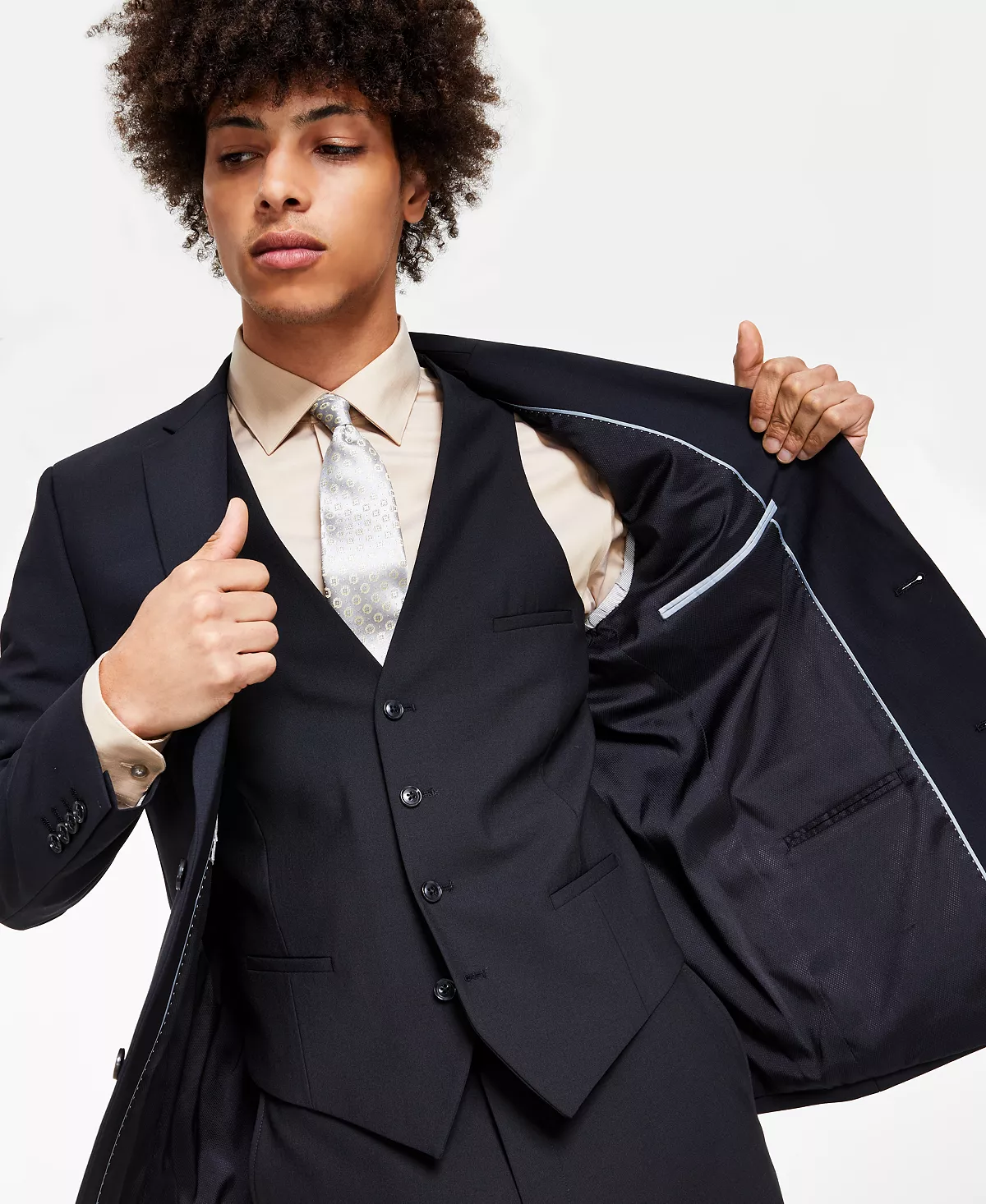 Men's Slim-Fit Wool Suit Jacket, Created For Macy's Bar III Men's Slim-Fit Wool Suit Jacket, Created For Macy's -macys shop