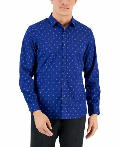 Alfani Men's Crown Medallion Shirt, Created For Macy's