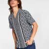 INC International Concepts .N.C. International Concepts® Men's Regular-Fit Geo-Print Camp Shirt, Created For Macy's -macys shop 21898789 fpx