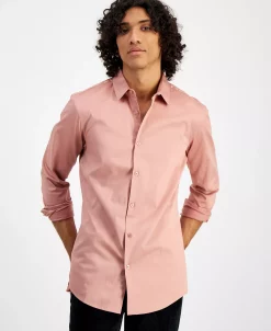 INC International Concepts Men's Slim Fit Dress Shirt, Created For Macy's -macys shop 21898838 fpx