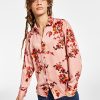 INC International Concepts .N.C. International Concepts® Men's Regular-Fit Floral-Print Shirt, Created For Macy's -macys shop 21899026 fpx