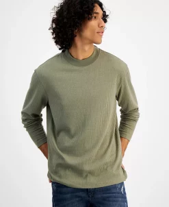 INC International Concepts .N.C. International Concepts® Men's Ribbed-Knit Long-Sleeve T-Shirt, Created For Macy's 3 INC International Concepts .N.C. International Concepts® Men's Ribbed-Knit Long-Sleeve T-Shirt, Created For Macy's -macys shop 21906509 fpx