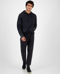 INC International Concepts .N.C. International Concepts® Men's Regular-Fit Moto Hoodie, Created For Macy's -macys shop 21907126 fpx