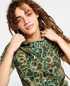 INC International Concepts .N.C. International Concepts® Men's Snake Graphic Hooded T-Shirt, Created For Macy's -macys shop 21907282 fpx