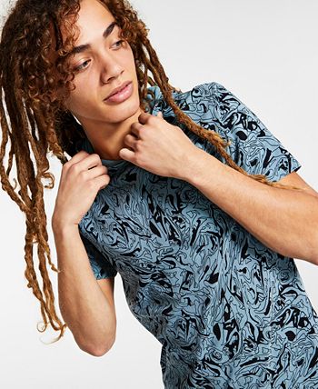 .N.C. International Concepts® Men's Abstract-Print Hooded T-Shirt, Created For Macy's INC International Concepts .N.C. International Concepts® Men's Abstract-Print Hooded T-Shirt, Created For Macy's -macys shop