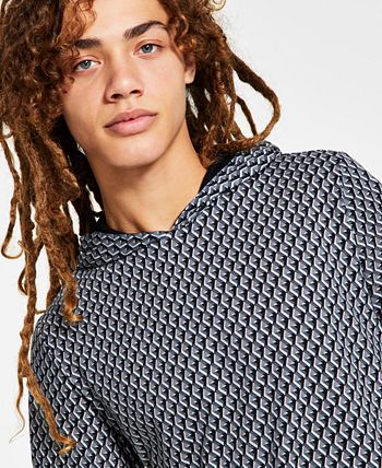 .N.C. International Concepts® Men's Geo-Print Hooded T-Shirt, Created For Macy's INC International Concepts .N.C. International Concepts® Men's Geo-Print Hooded T-Shirt, Created For Macy's -macys shop