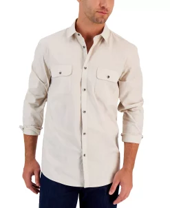Alfani Men's Regular-Fit Solid Shirt, Created For Macy's 10 Alfani Men's Regular-Fit Solid Shirt, Created For Macy's -macys shop 21909262 fpx
