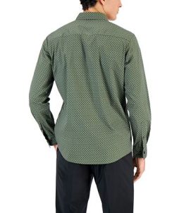 Alfani Men's Abby Geo Print Shirt, Created For Macy's -macys shop 21909352 fpx