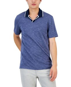 Alfani Men's Johnny Collar Polo, Created For Macy's