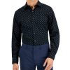 Alfani Men's Slim Fit 2-Way Stretch Stain Resistant Dress Shirt, Created For Macy's -macys shop 21968082 fpx