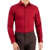 Alfani Men's Slim Fit 2-Way Stretch Stain Resistant Dress Shirt, Created For Macy's -macys shop 21968085 fpx