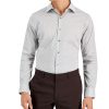 Alfani Men's Slim Fit 2-Way Stretch Stain Resistant Houndbone Geo Dress Shirt, Created For Macy's -macys shop 21968098 fpx