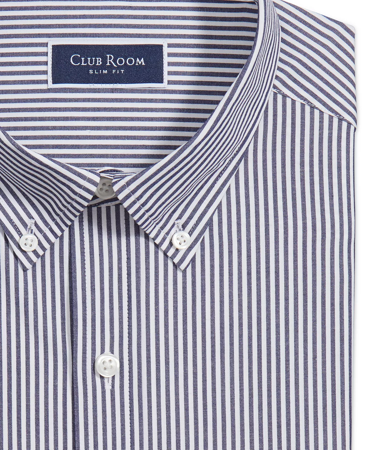 Men's Slim Fit 4-Way Stretch Stripe Dress Shirt, Created For Macy's Club Room Men's Slim Fit 4-Way Stretch Stripe Dress Shirt, Created For Macy's -macys shop