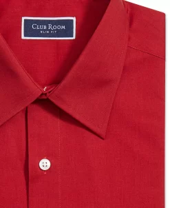 Club Room Men's Slim Fit Solid Dress Shirt, Created For Macy's 5 Club Room Men's Slim Fit Solid Dress Shirt, Created For Macy's -macys shop 22157538 fpx