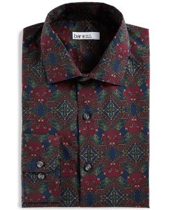 Bar III Men's Slim-Fit Performance Stretch Geo-Print Dress Shirt, Created For Macy's 5 Bar III Men's Slim-Fit Performance Stretch Geo-Print Dress Shirt, Created For Macy's -macys shop 22175816 fpx