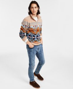 Sun + Stone Men's Sherpa & Denim Separates, Created For Macy's
