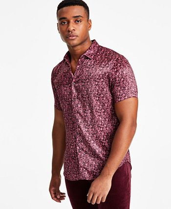 Men's James Regular-Fit Floral Ditsy-Print Shirt, Created For Macy's INC International Concepts Men's James Regular-Fit Floral Ditsy-Print Shirt, Created For Macy's -macys shop