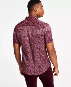 INC International Concepts Men's James Regular-Fit Floral Ditsy-Print Shirt, Created For Macy's 5 INC International Concepts Men's James Regular-Fit Floral Ditsy-Print Shirt, Created For Macy's -macys shop 22225023 fpx