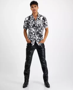 INC International Concepts Men's Cheetah Short-Sleeve Button-Up Shirt, Created For Macy's 5 INC International Concepts Men's Cheetah Short-Sleeve Button-Up Shirt, Created For Macy's -macys shop 22225170 fpx