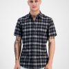 INC International Concepts Men's Plaid Short-Sleeve Button-Up Shirt, Created For Macy's -macys shop 22225265 fpx